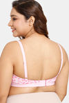 Rosaline Everyday Double Layered Non Wired Full Coverage Super Support Bra - Lucent White — thumbnail 2
